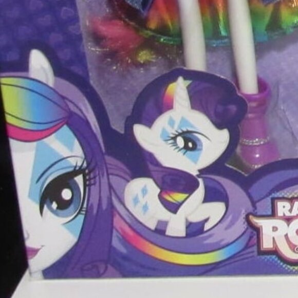 Rarity doll and pony equestria girl set my little pony rainbow rocks new in box - Picture 9 of 12